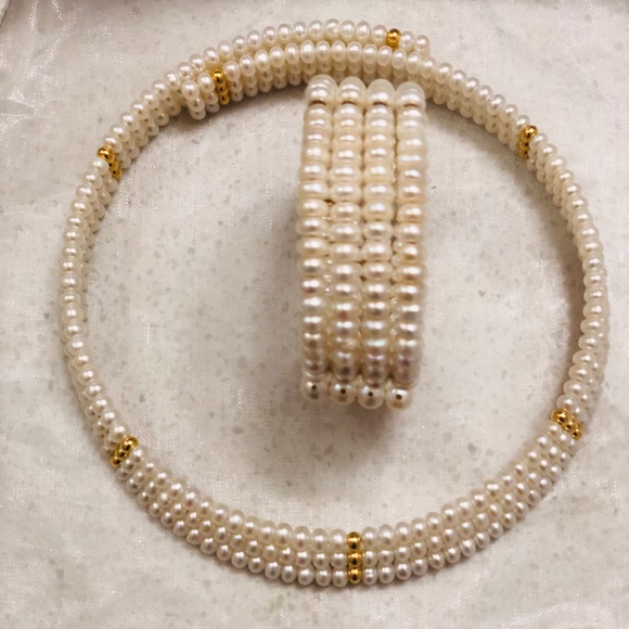 Pearl 14k necklace - Picture 2 of 5